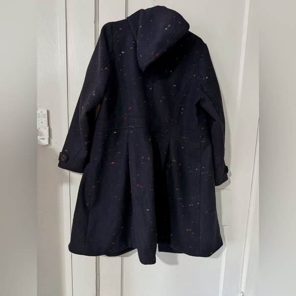 Modcloth Speckled Swing Coat with Toggles, size 1x - Picture 5 of 7